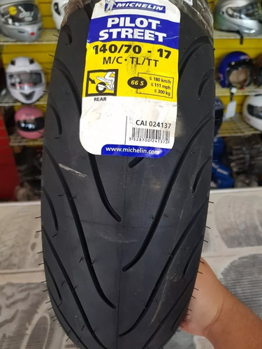 Llantas Michelin 140/70-17 66s Pilot Street No Usa Camara