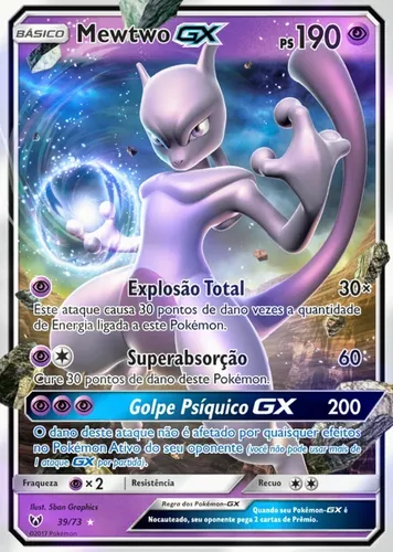 Carta de Jogo: MEWTWO Legendary Pokemon - 4 (Pokémon GoCol:PG-LEG-04