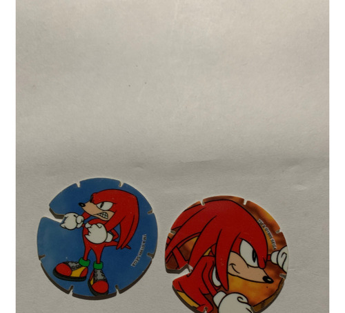 2 Tazo Sonic Hedge Hog - Raro (Usado)