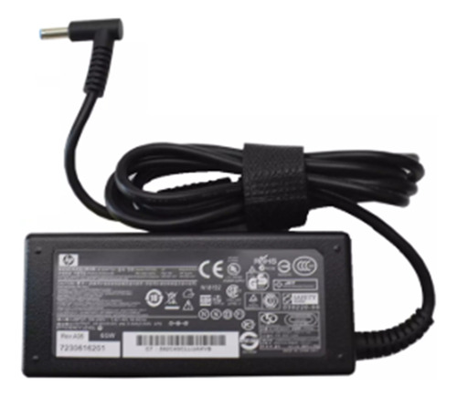 Cargador Hp 19.5v/ 3.33a/ 65w/ 4.5x3.0mm Plug Azul
