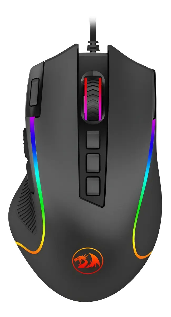 Mouse Gamer Redragon M612 Rgb Predator Pixart 3104 8000 Dpi