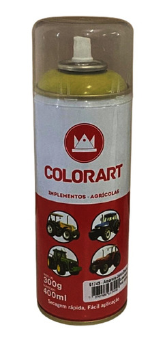 Tinta  Agrícola Amarelo John Deere Colorart 400ml