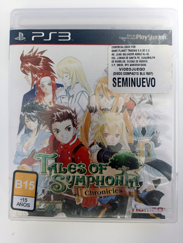 Tales Of Symphonia Chronicles - Ps3 (Usado)