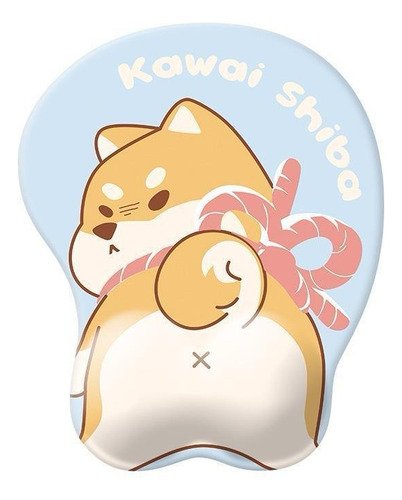 Mouse Pad Con Almohada Apoya Muñeca Diseño Animado Kawaii