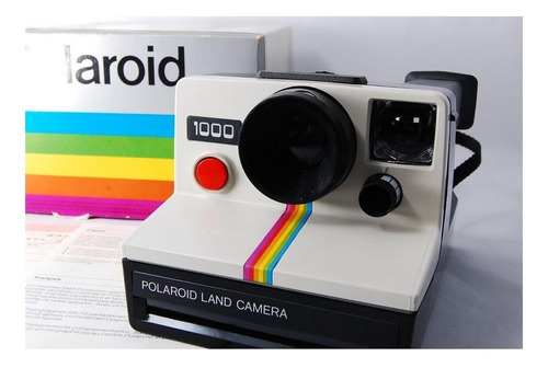 Cámara instantánea Polaroid Land 1000 blanca/gris