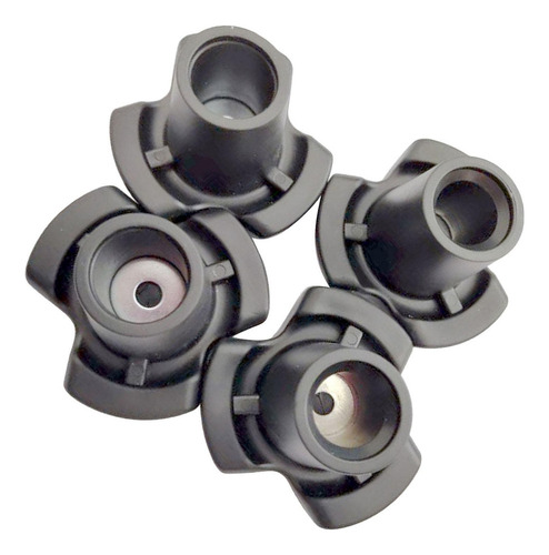 Zy 4 Piezas De Puntas De Bastón Puntas De Goma 19mm