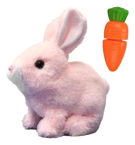 Pet De Juguete De Conejo Suave De Mascota Electrónica Rosa