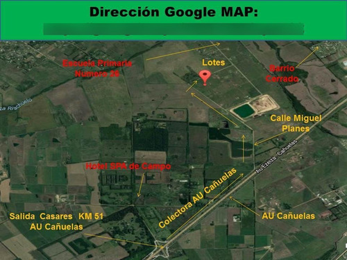 Lotes Cañuelas 600m2