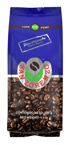 Café San Lorenzo Descafeinado En Grano