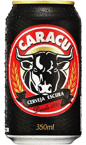 Cerveja Caracu Escura Lata 350ml - Kit Com 6