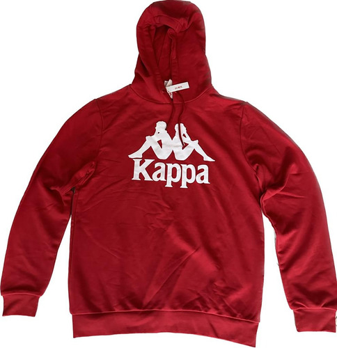 Sudadera Kappa Rojo Talla Grande Hombre Original