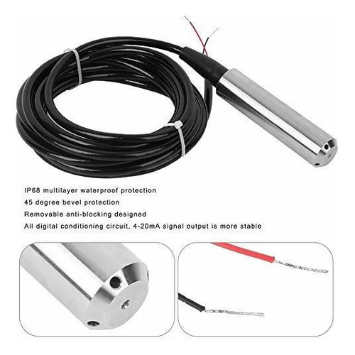 Tl 136 Sensor Nivel Liquido Transmisor 4 20ma Agua Para