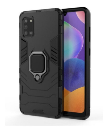 Case Armadura Samsung Galaxy A11 A21s A31 + Vidrio Completo