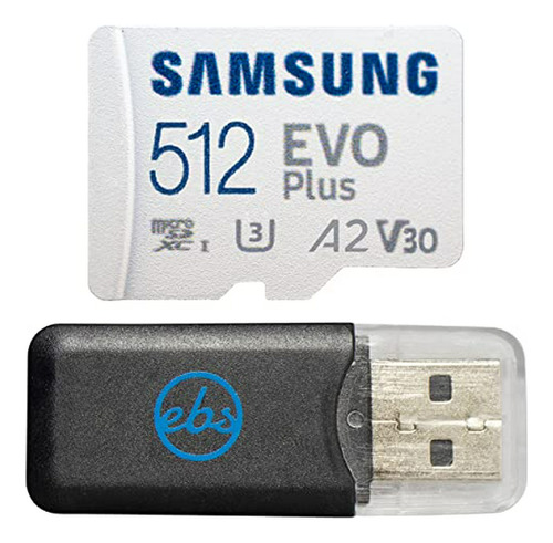 Tarjeta De Memoria Samsung 512gb Evo Plus Microsd Uhs-i Para