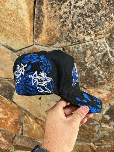 Gorra Dandy Hats G5 Azul Ajustable Gamuza