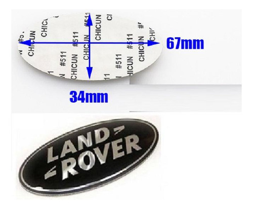 Logo Land Rover Evoque Discovery Freelander Defender Coluna