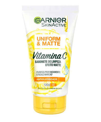 Sabonete Líquido Facial Uniform&matte 120g  Garnier