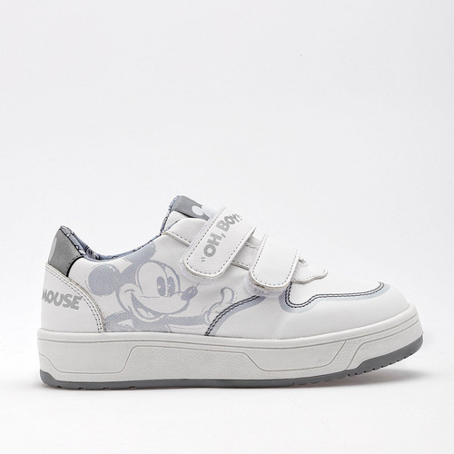Tenis Mickey Mouse Lt 33749 Para Niño Color Blanco E7