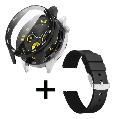 Pack Correa + Case Protector Para Huawei Watch Gt4, Pro/46mm