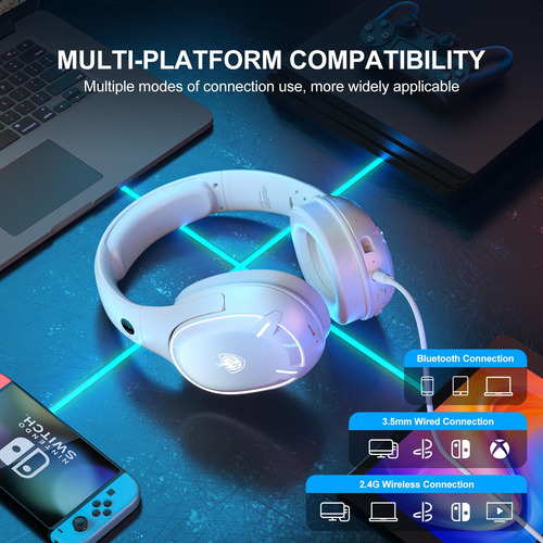 Auriculares Inalámbricos Para Juegos Yotms Q6 Para Ps5/ps4/p