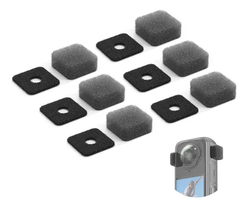Manicotto antivento per microfono Insta360, 8 pezzi, in schiuma, compatibile con fotocamera Insta360 X4, fotocamera X3, riduzione del rumore del vento all'aperto YOUSHARES Manicotto antivento per microfono Insta360, 8 pezzi, in schiuma, compatibile con fotocamera Insta360 X4, fotocamera X3, riduzione del rumore del vento all'aperto YOUSHARES