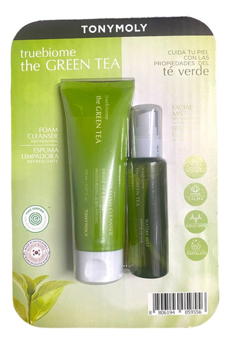 Pack Espuma Y Bruma Facial Hidratante Tony Moly Truebiome Tipo De Piel Todo Tipo De Piel