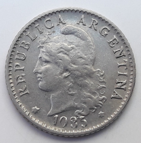 * Argentina Níquel De 5 Centavos Año 1935. Km# 34