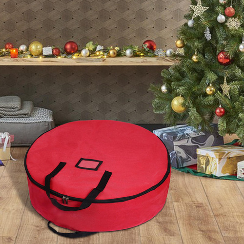 Bolsa De Almacenamiento Para Coronas Navideñas, Soporte De