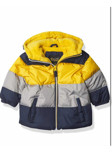 Campera Importada Ixtreme De Tres Colores Amarillo