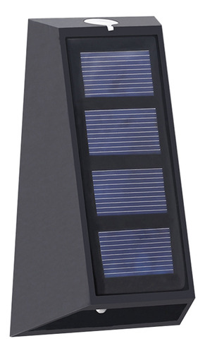 Lámpara De Pared Solar Led Con Sensor De Luz, Impermeable, E