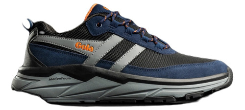 Zapatilla Deportiva Gola Merik Atr Color Negro Gris Azul