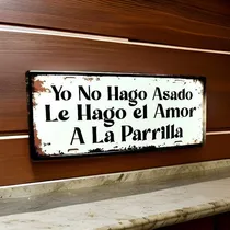 Comprar Cartel Chapa A Pedido Con Tu Texto A Pedido Apto Exterior