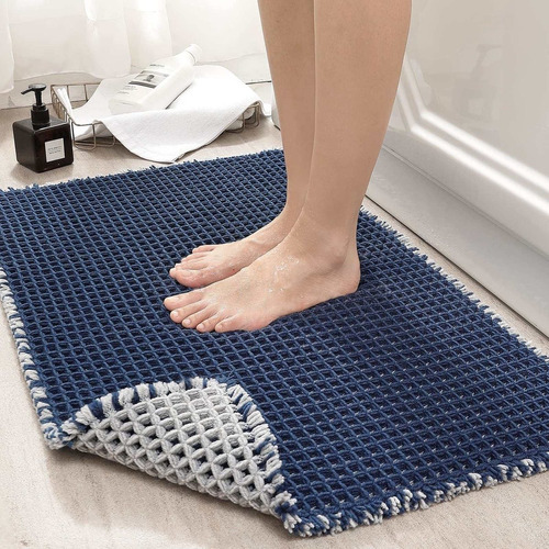 Alfombrilla Baño Absorbente Extra Suave Lavable Maquina Lujo