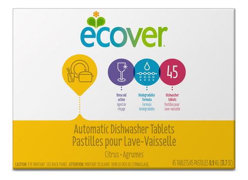 Detergente Para Lavavajillas Ecover Tabletas 1 Kg