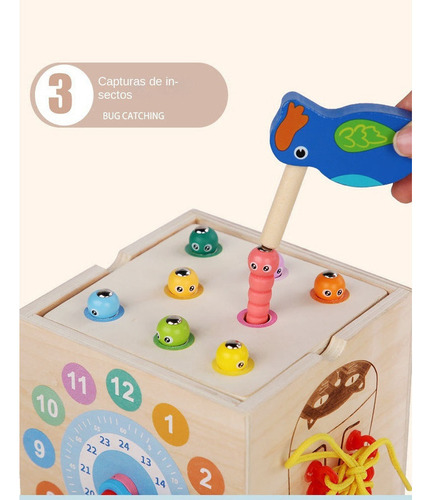 M Juego De Juguetes Montessori De Madera 8 En 1 For Niños