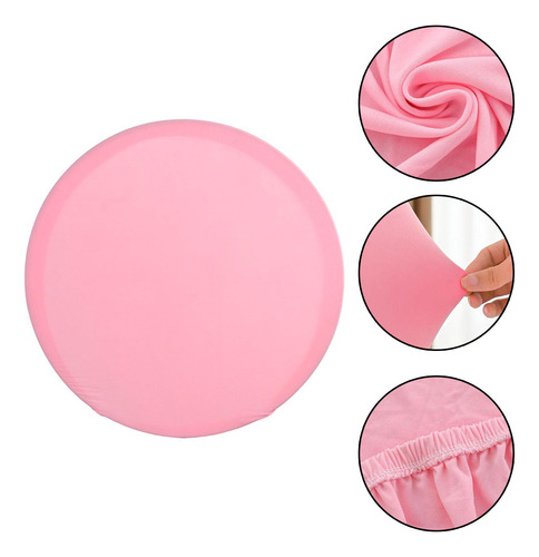 Cubierta De Soporte De Fondo Redondo, Elegante Rosa 150cm