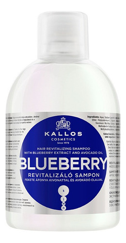  Kallos Shampoo Blueberry Revitalizante 1000ml