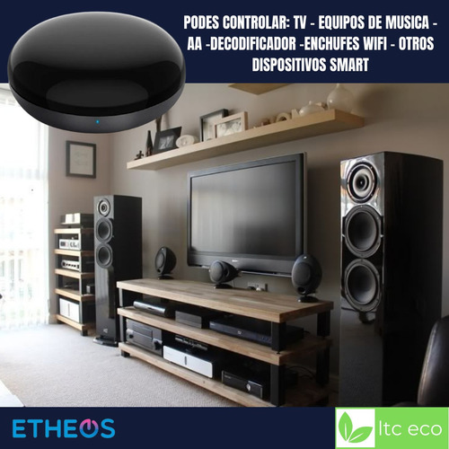 Imagen 4 de 10 de Control Remoto Universal Smart Wifi Ir Tv Aire Acondicionado