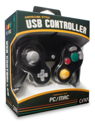 Controlador Usb Cirka Premium Gamecube Para Mac (negro)