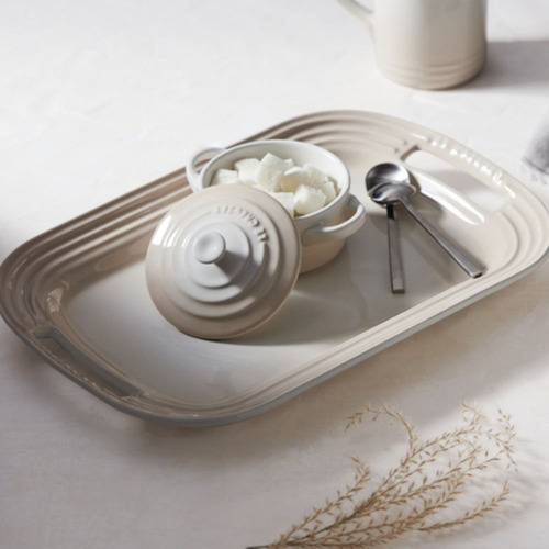 Bandeja De Servir Le Creuset 36cm Em Cerâmica Meringue