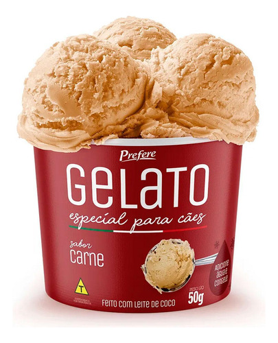 Sorvete Para Cães Petiscos Para Cachorros - Gelato Prefere