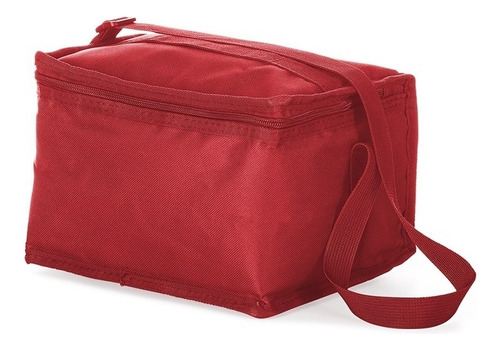 Bolsa Térmica 8 Litros Bag Cerveja Praia Camping Masculina Cor Vermelho