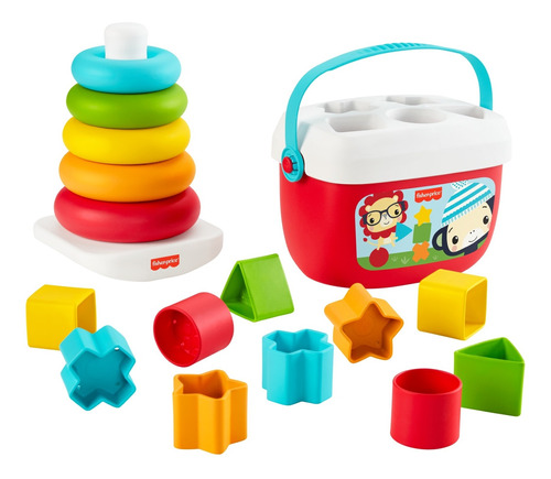 Set De Juguete Fisher-price Los Primeros Bloques Y El