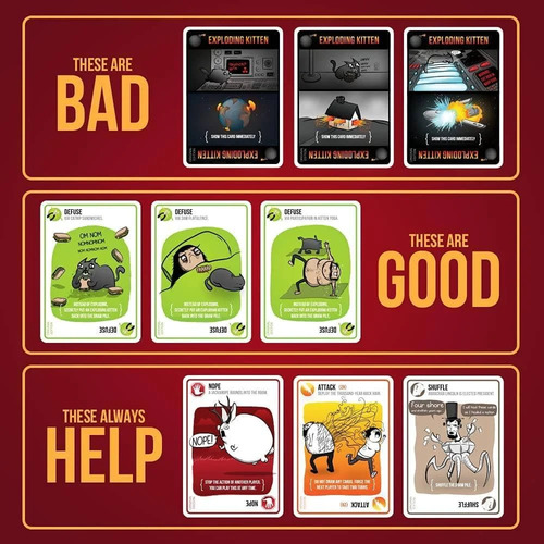 Exploding Kittens Original - Juego De Mesa Exploding Cats