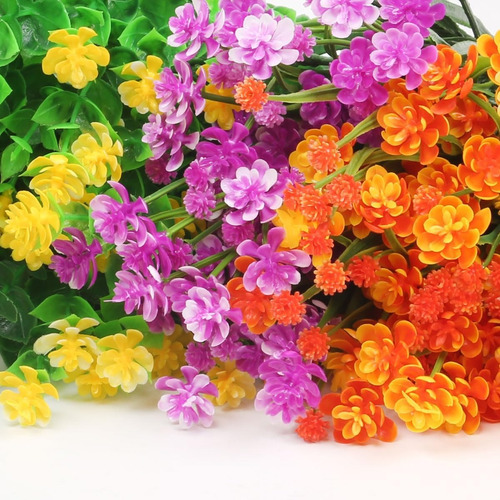 Flores Artificiales Exteriores Resistentes A Los Rayos Uv