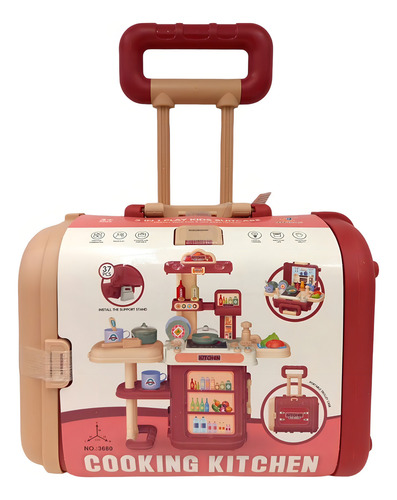 Valija Cocina Con Accesorios Y Stickers
