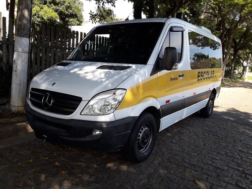 Imagem 3 de 14 de Mercedes Sprinter Ano 2014 2.2 Cdi 415 16 Lugares Tetobaixo