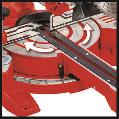 Sierra Ingleteadora Telescópica 1600w 5000rpm Guia Laser 2hp