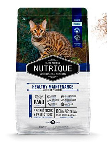 Nutrique Gato Adulto Maintenance 7,5 Kgs Srv Despacho* Tm