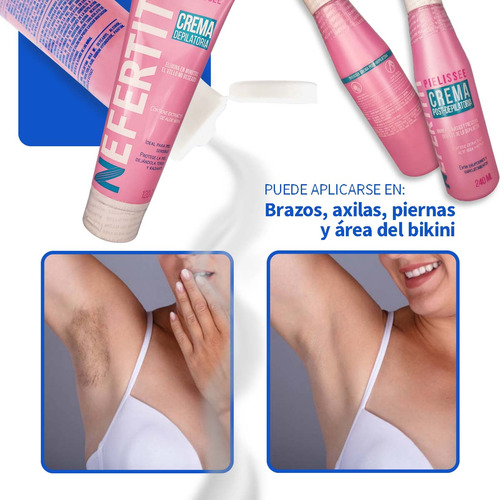 Crema Depiladora Y Post - Brazos Area De Bikini Hombre Mujer